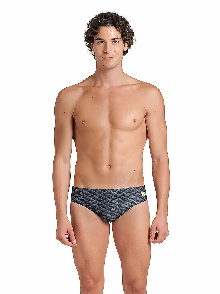 Badeslip da uomo Monogram verde scuro | 50