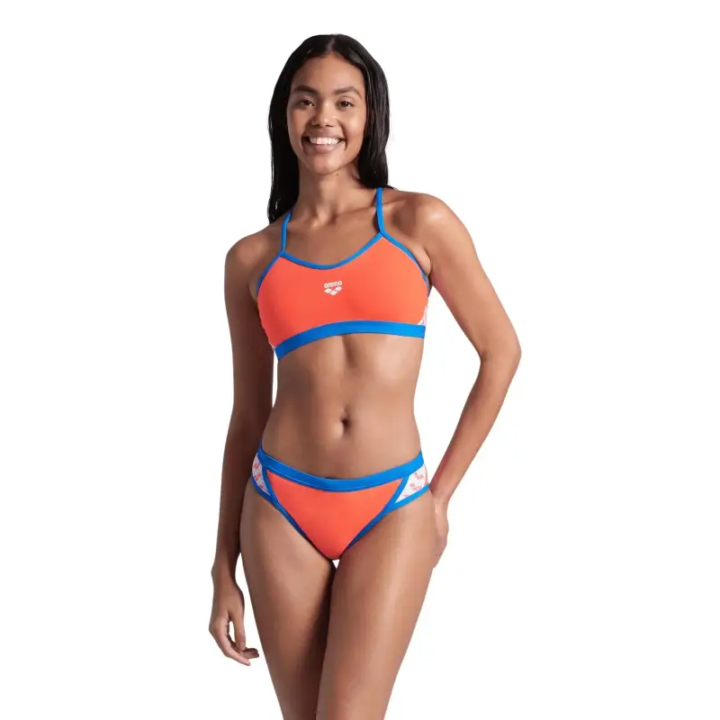 Bikini da donna Arena Icons Cross Back Solid