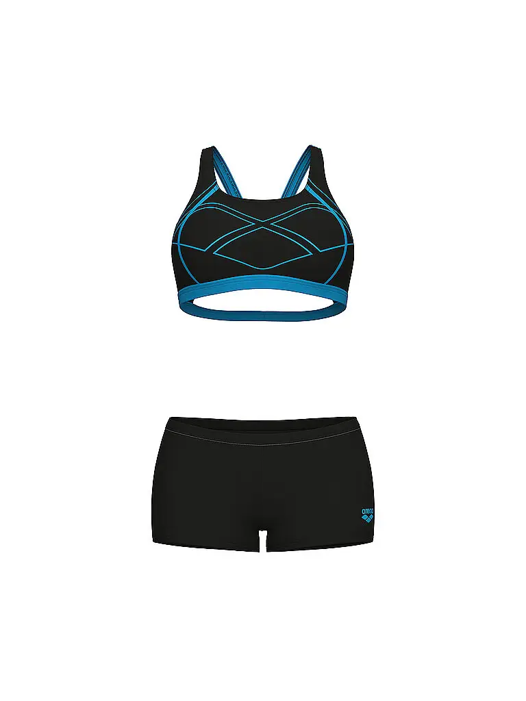 Bikini Graphic da donna nero | 34