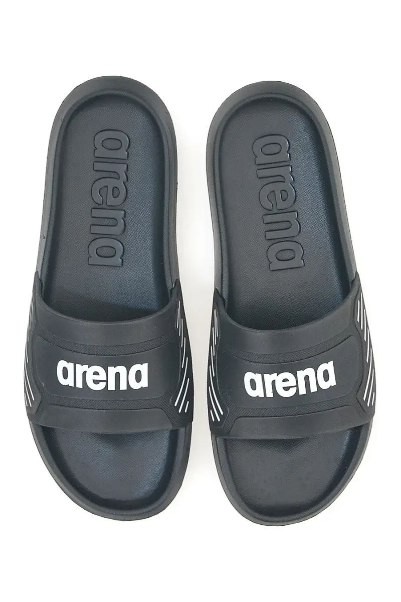 Ciabatte nere con logo Arena 10563100 [NERO
