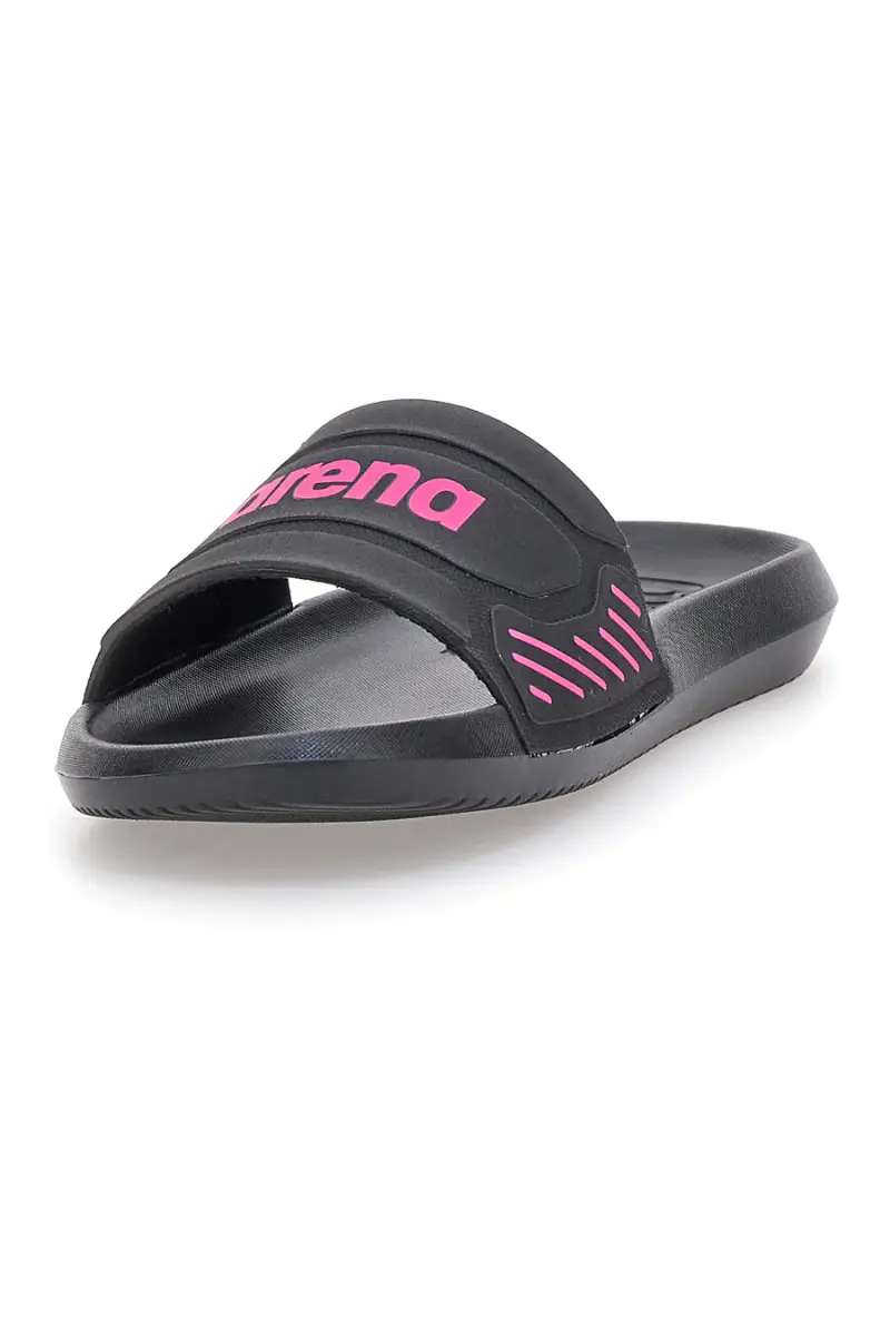 Ciabatte nere con logo rosa Arena 10563300 [NERO miniatura 4