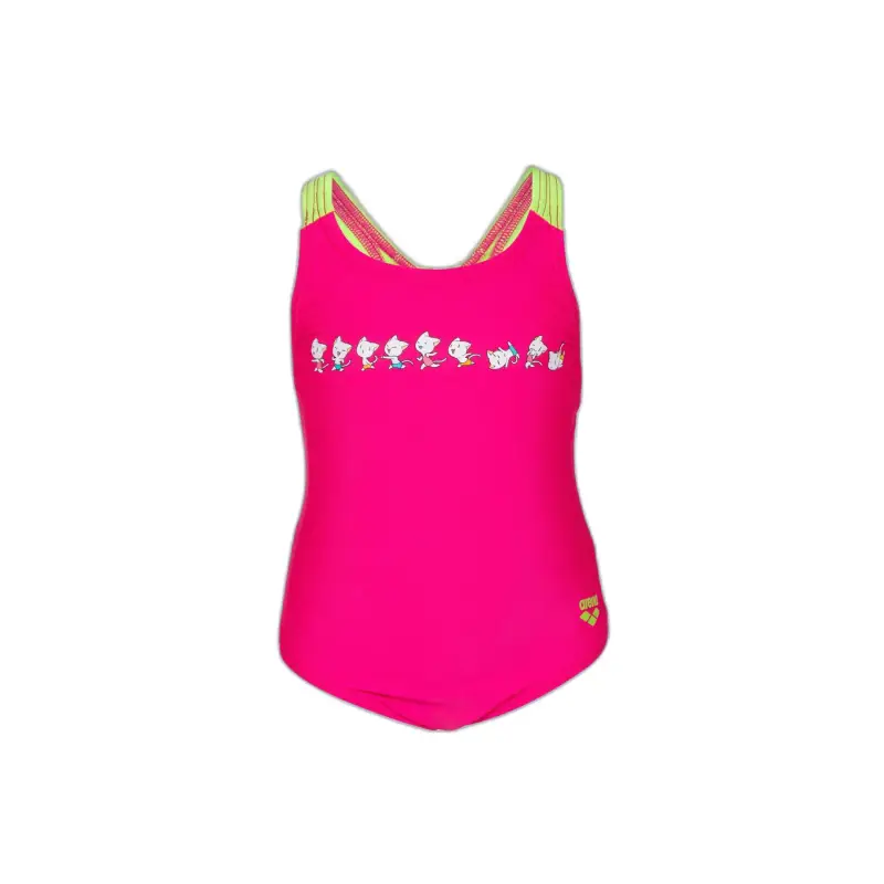 Costume da bagno 1 pezzo per bambina Arena Friends