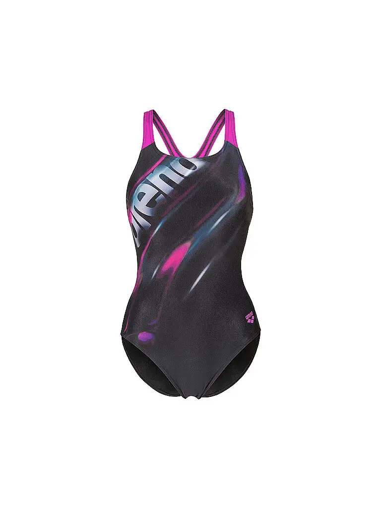 Costume da bagno da donna Placement Pro nero | 36