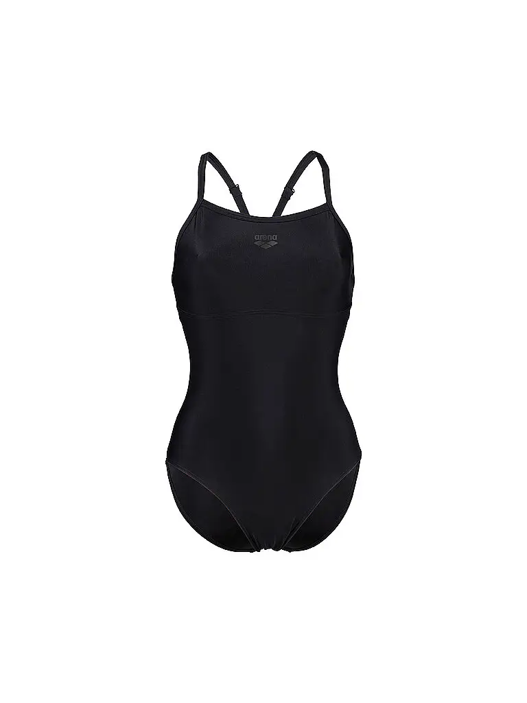 Costume da bagno da donna Solid Lightdrop Back nero | 36