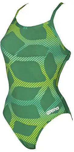 Arena - Costume intero da donna Challenge Back MaxLife, Donna, Costume da bagno, Spider Challenge Back Maxlife One