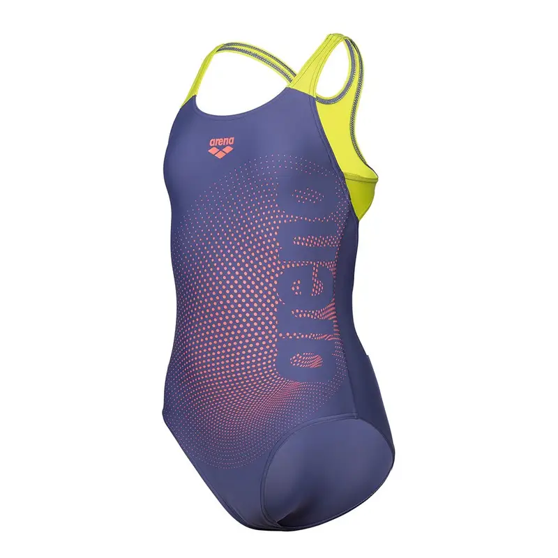 Costume Intero Piscina Dim Light Blu Lime Bambina 10-11 Anni