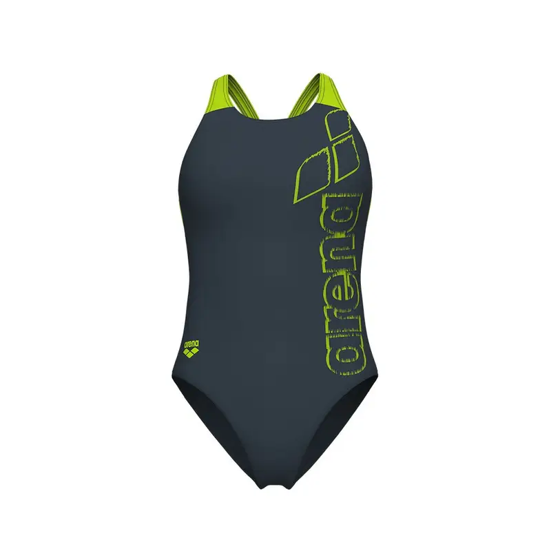 Costume Intero Piscina Scratchy Asphalt Lime Donna 46