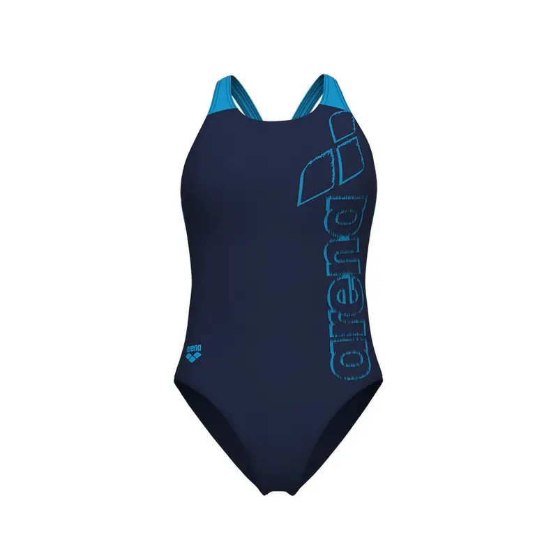 Costume Intero Piscina Scratchy Navy Turquoise Donna 42