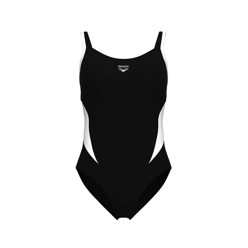 Costume Intero Piscina Supportato Makimurak Nero Bianco Donna 52