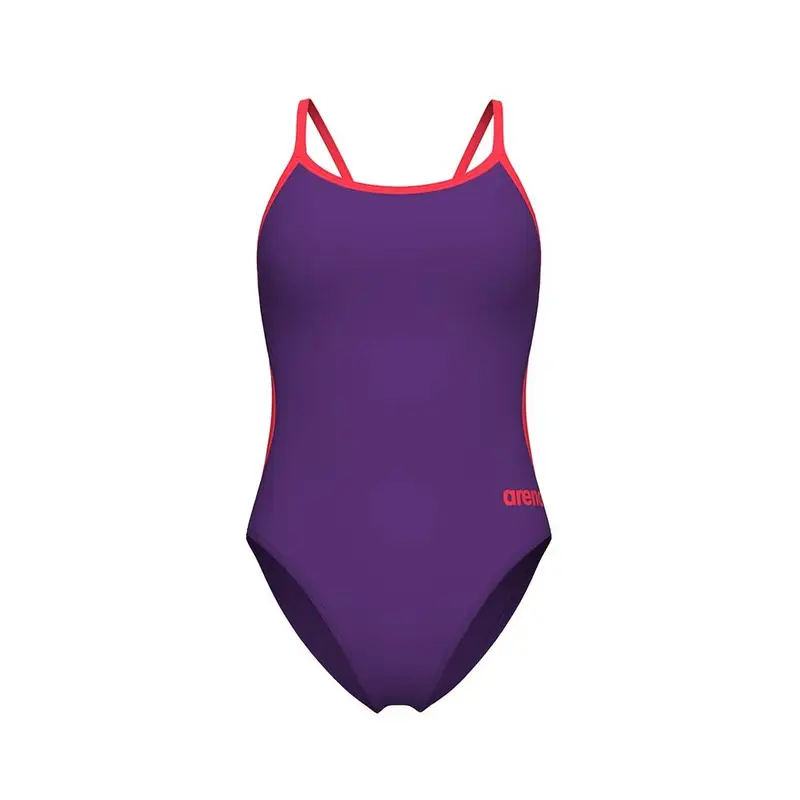 Costume Intero Piscina Thin Solid Viola Corallo Donna 46