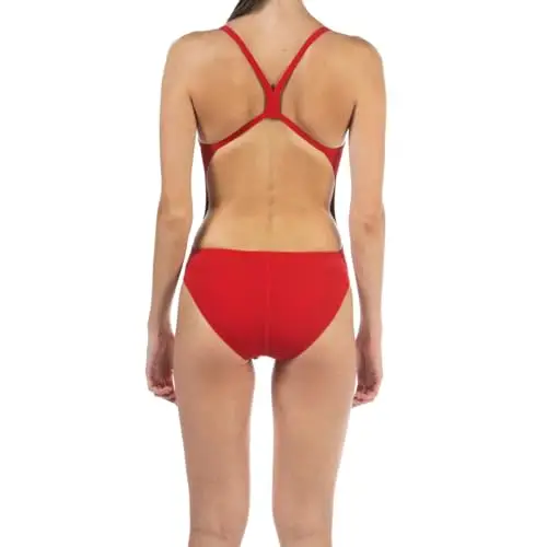 Arena Costume Intero Spider Challenge Back, Rosso, 26 Donna miniatura 2