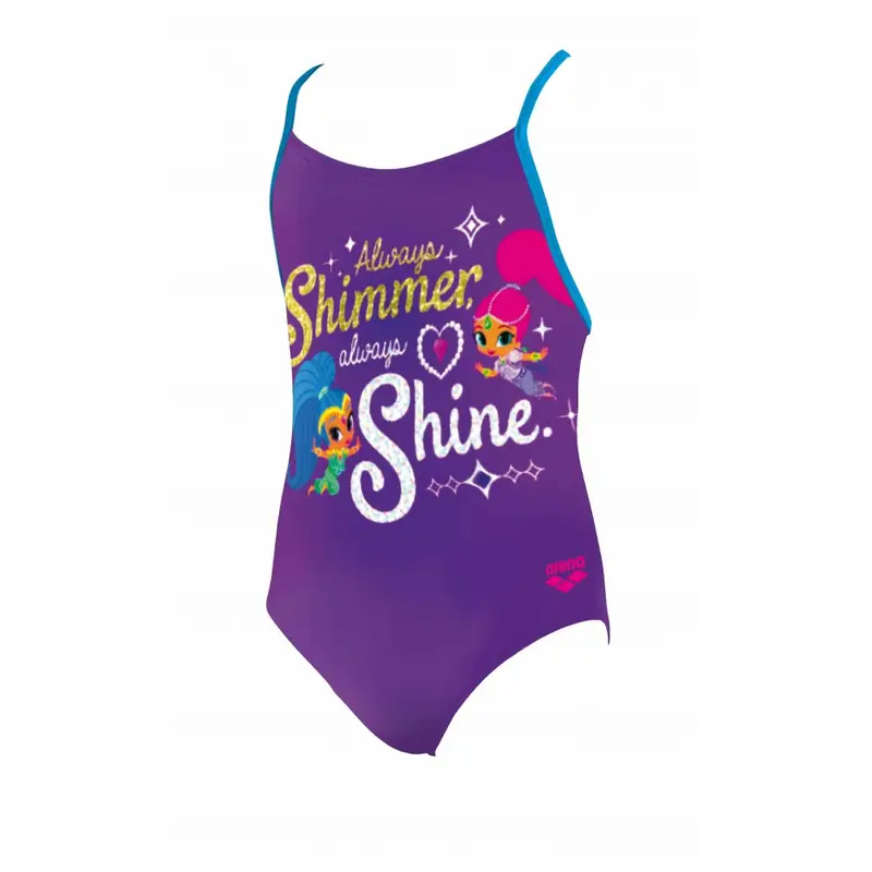 Costume Shimmer&Shine Mirtillo Blu Bambina 2-3 Anni