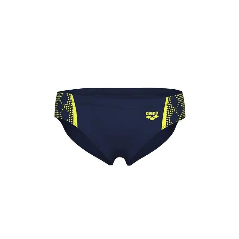 Costume Slip Graphic Navy Giallo Uomo 52