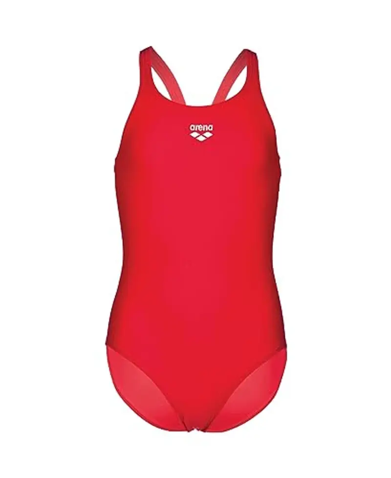 ARENA Dynamo Junior R Costume Intero Bambina, Costume da Bagno Sportivo in Tessuto Maxfit Eco Resistente al Cloro e al Sale con Protezione UV UPF 50+