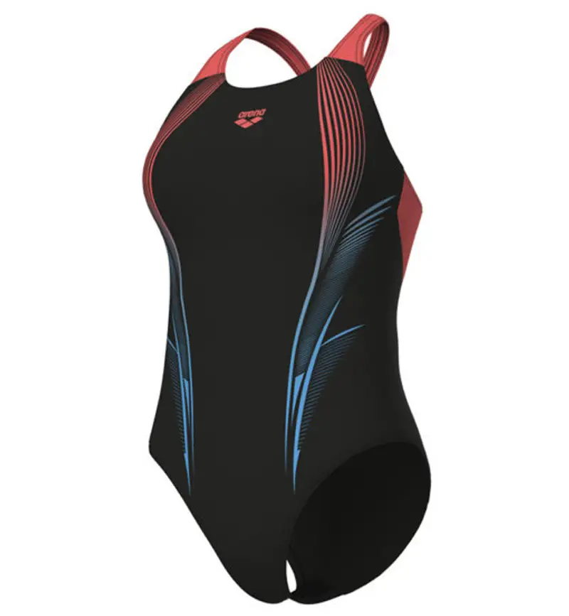 Feel Blast V Back W - costume intero - donna Black