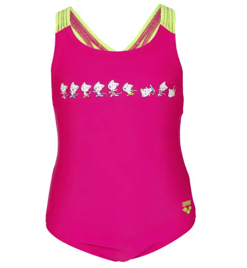 Friends Swim Pro Back - costume intero - bambina Pink