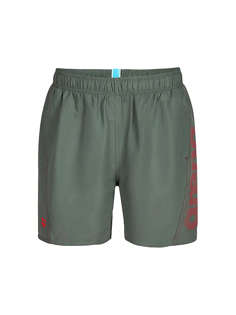 Pantaloncini da bagno da uomo verde scuro | S