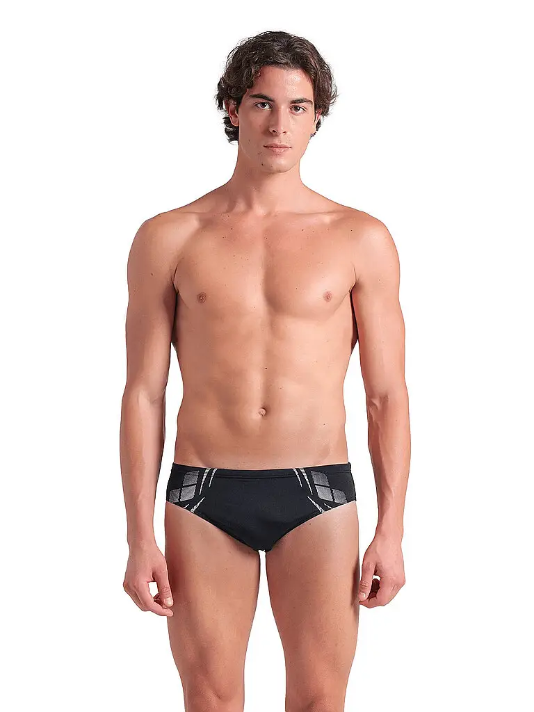 Slip da bagno da uomo Poseidonia nero | 48