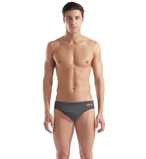 Team Swim Briefs Solid M - slip costume - uomo Grey
