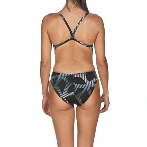 ARENA Tulum Challenge Back - Costume Intero da Donna, Donna, Costume da Bagno, 000336, Ragno Nero., 26 miniatura 2