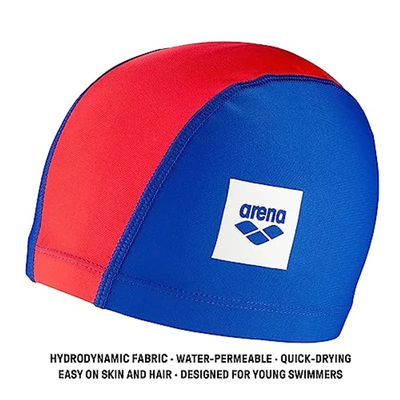 arena Unix II Junior Cuffia Unisex in Tessuto, Cuffia Piscina Bambino e Bambina, Cuffia Nuoto in Tessuto Elasticizzato ad Asciugatura Rapida, Cuffia Morbida e Resistente miniatura 2