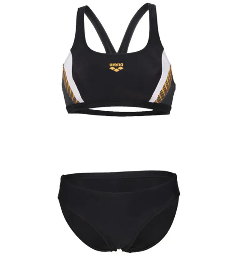 W Threefold Two Pieces R - costume - donna Black