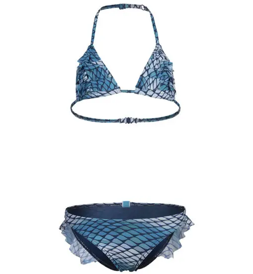 Water Print - costume - bambina Blue