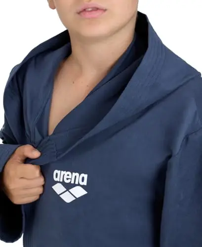 arena Zeal Plus Junior Accappatoio Bambino e Bambina in Microfibra, Accappatoio Microfibra con Cappuccio e Tasche miniatura 2
