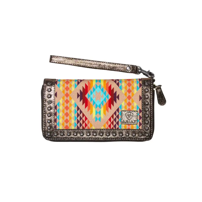Portafoglio a righe donna Ariat Diamond