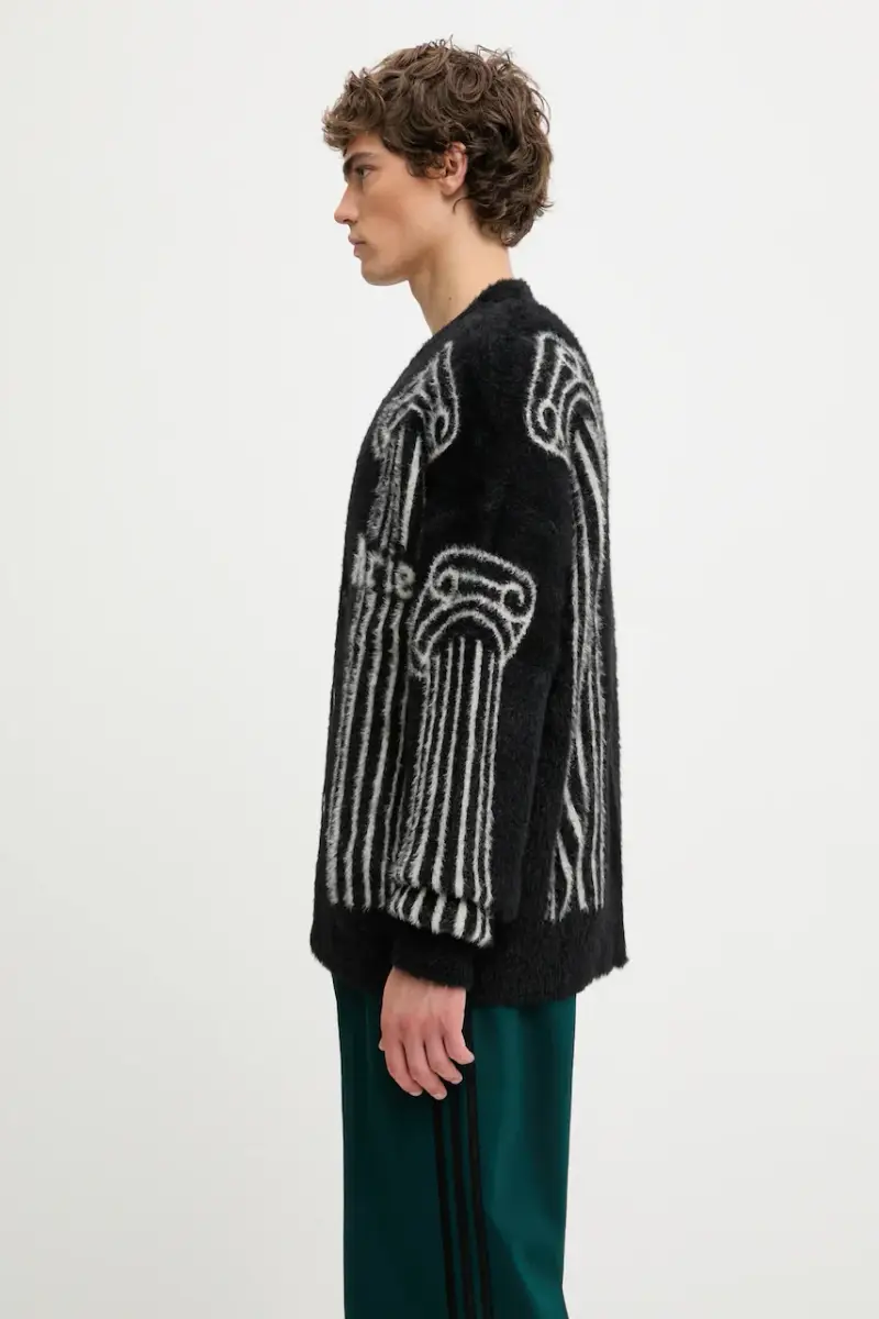 Aries Cardigan Uomo Nero 2734114 miniatura 2