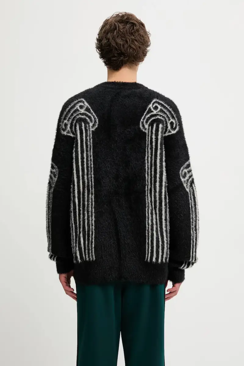 Aries Cardigan Uomo Nero 2734114 miniatura 3