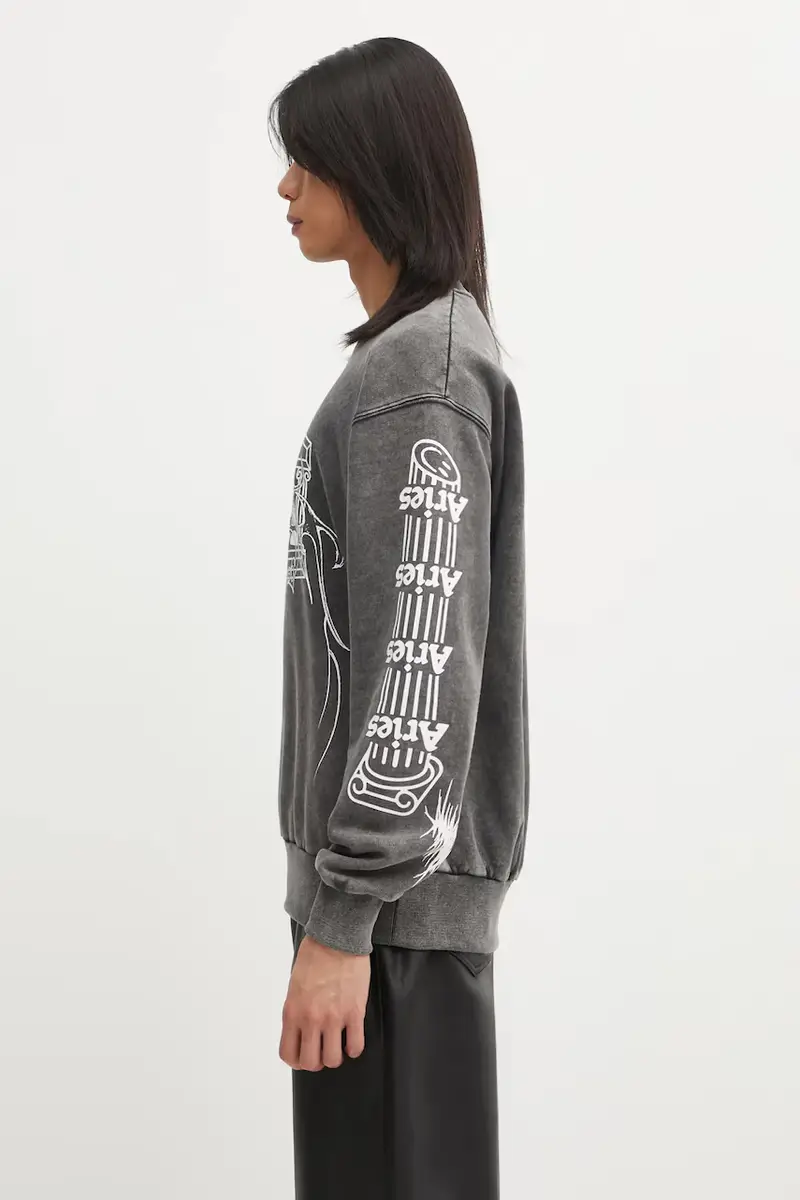 felpa in cotone Overlord uomo colore grigio AR2003604 miniatura 2