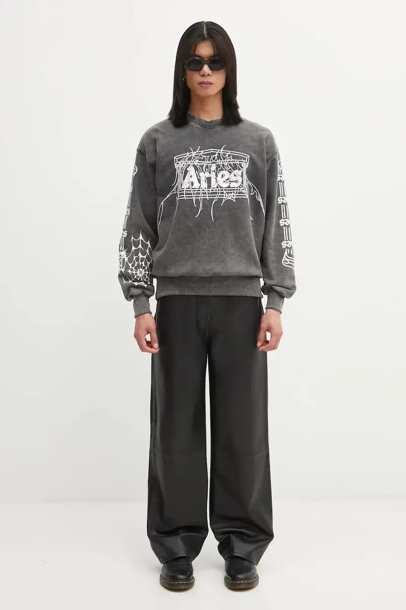 felpa in cotone Overlord uomo colore grigio AR2003604 miniatura 5