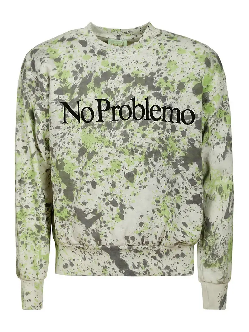Felpa spray-dye No Problemo Multicolore