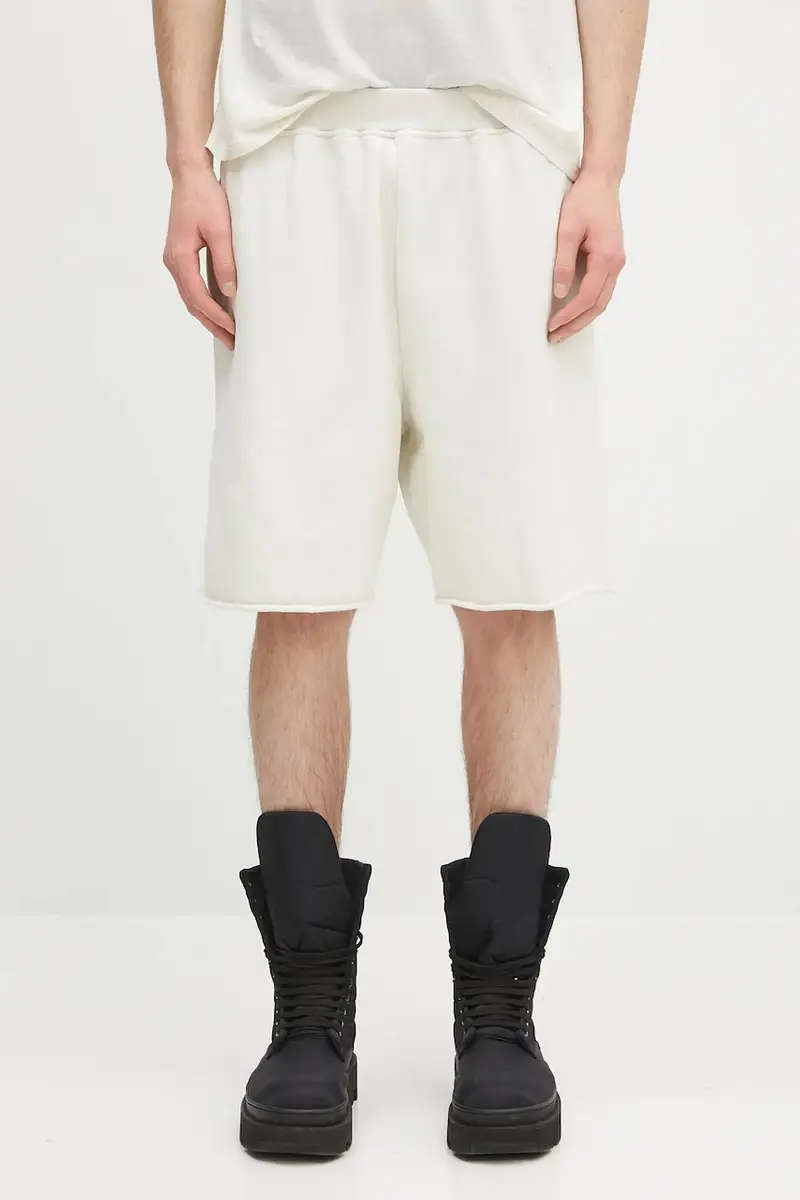 pantaloncini in cotone Premium Aged Temple Sweatshort colore beige AR3002303