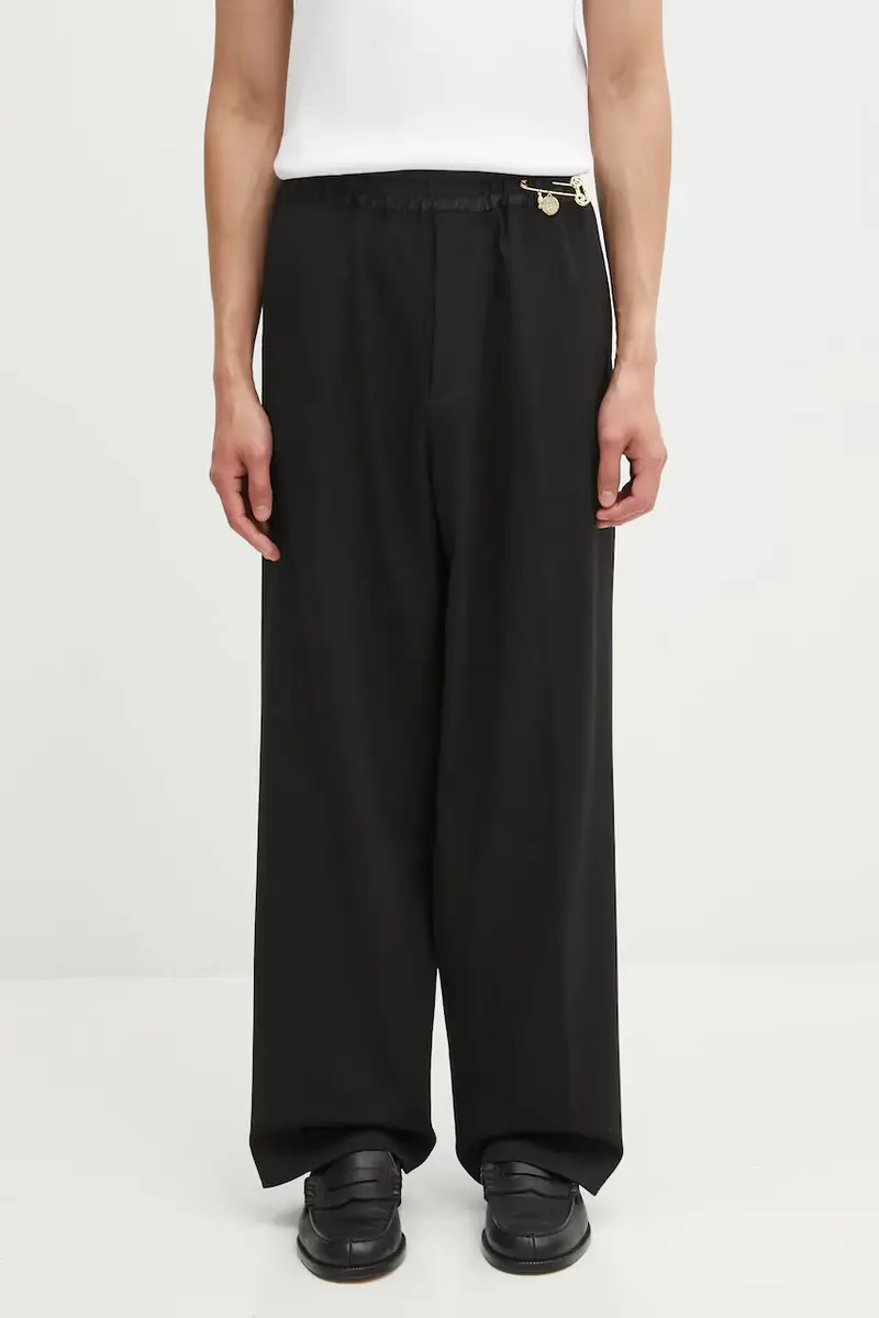 pantaloni con lana Tailored Slacker Pant colore nero AR3020004