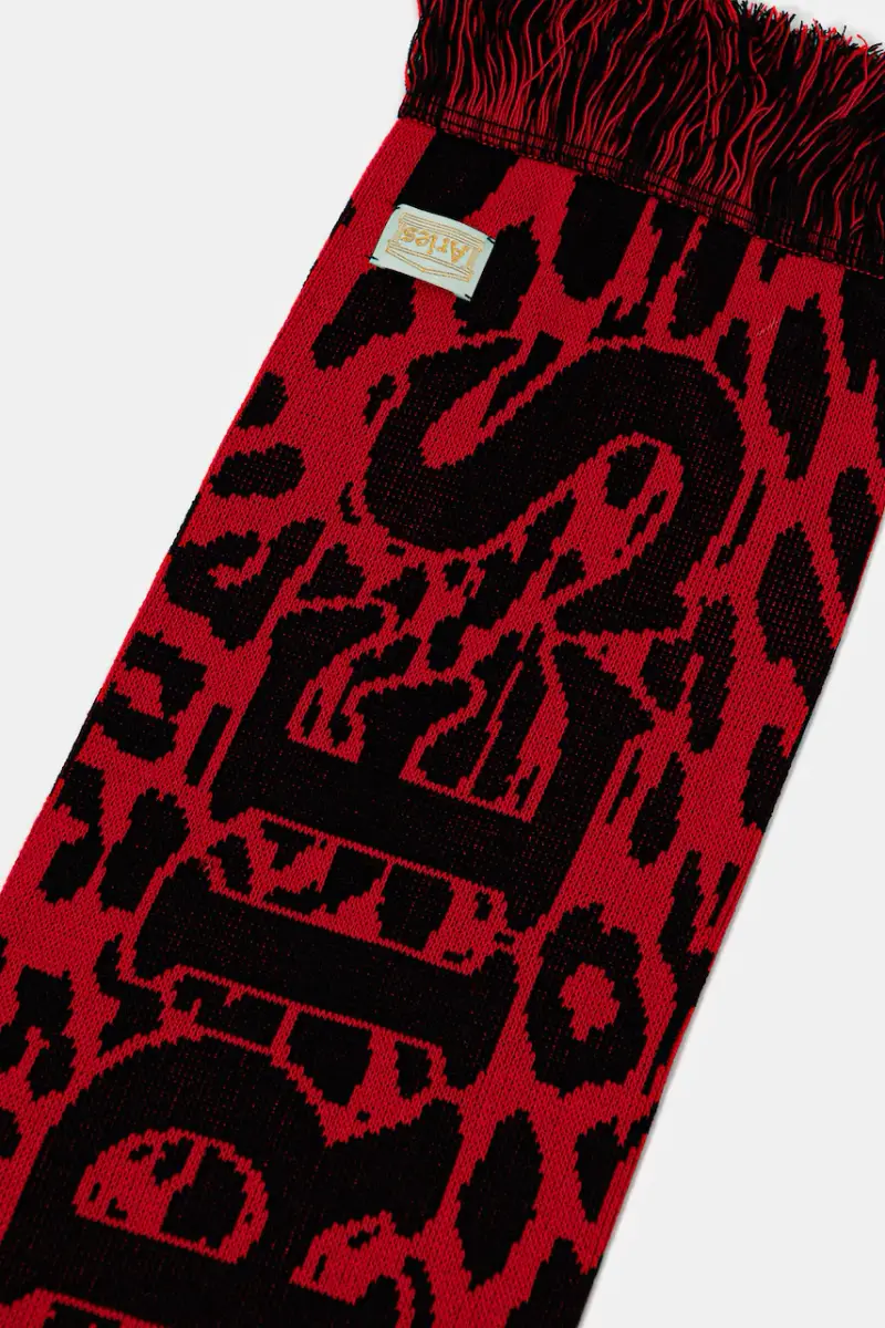 sciarpa J'Adoro Aries Leopard colore rosso AR9010604 miniatura 2