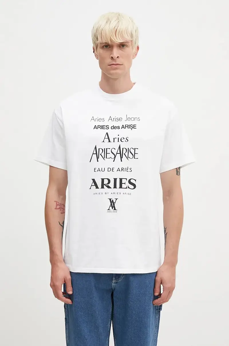 Aries T-shirt Uomo Bianco 2244040