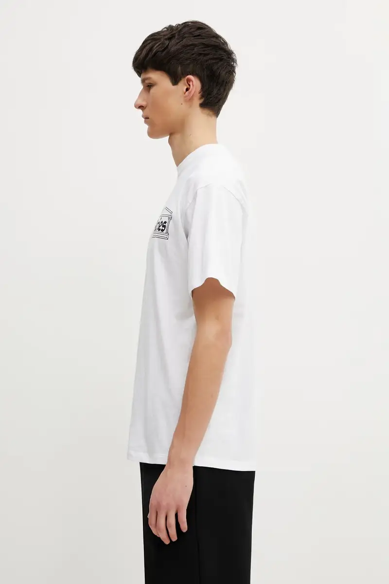 top a maniche lunghe in cotone Temple LS Tee Bianco miniatura 2