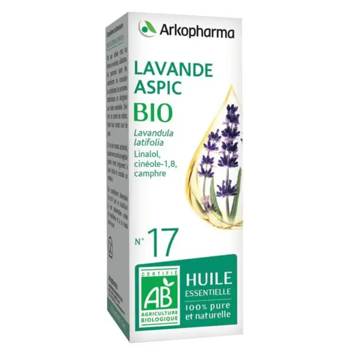 Arkoessentiel Olio Essenziale N°17 Lavanda spica Bio 10ml