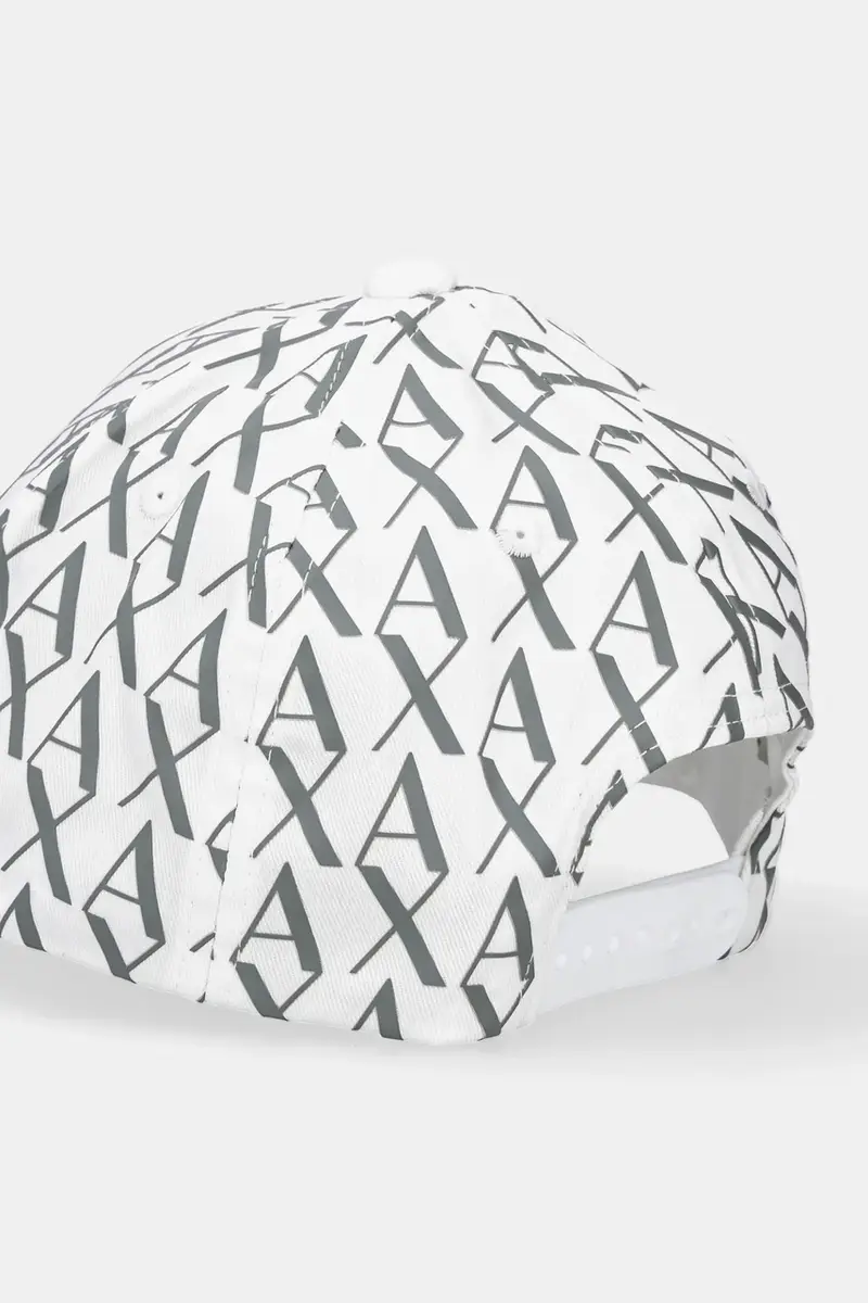 berretto da baseball in cotone colore nero 954229 CC813 Bianco miniatura 3