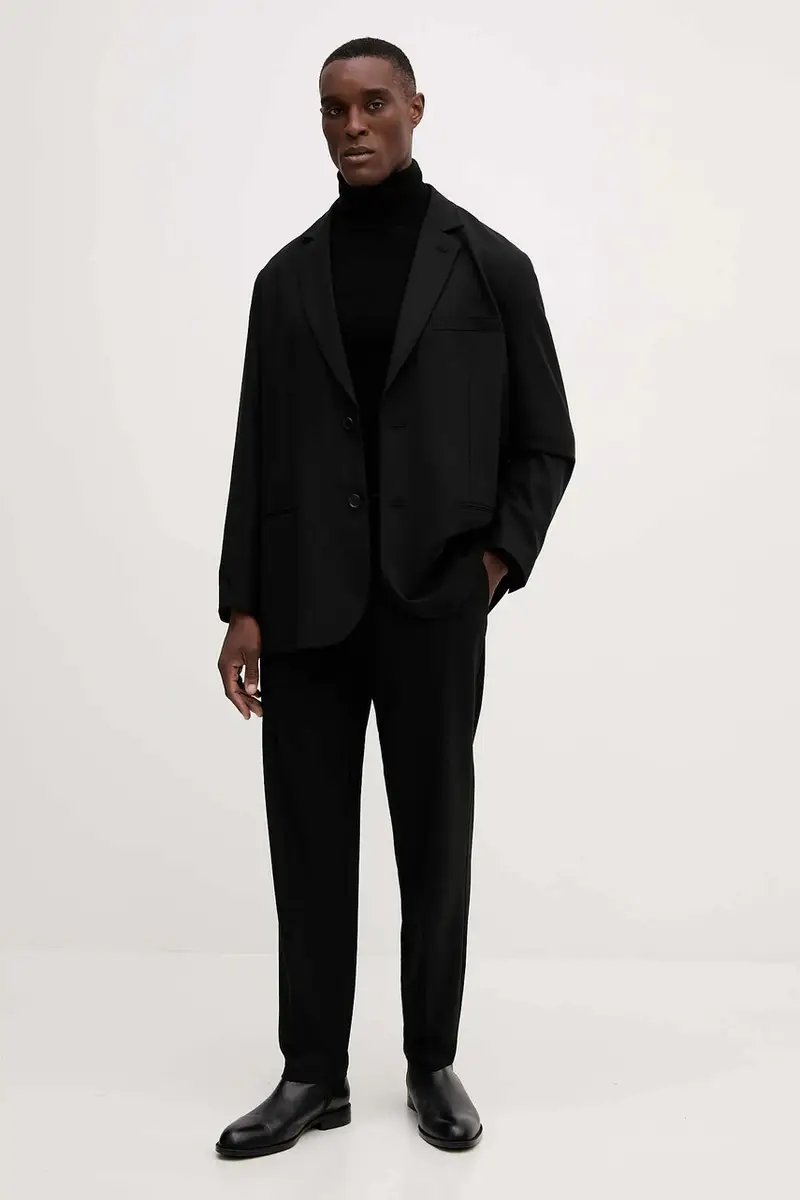 Armani Exchange Blazer Uomo Nero 3777576 miniatura 2