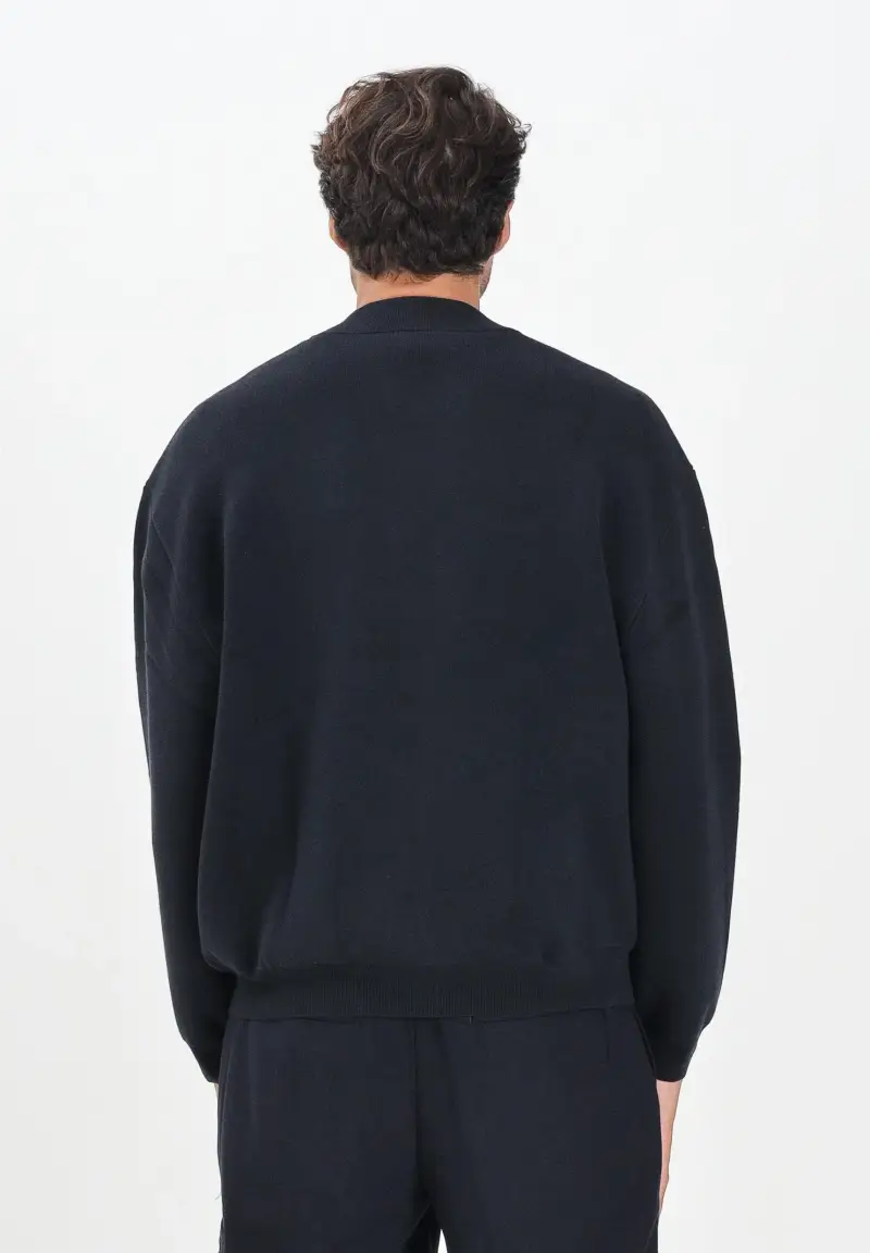 Bomber blu da uomo miniatura 3