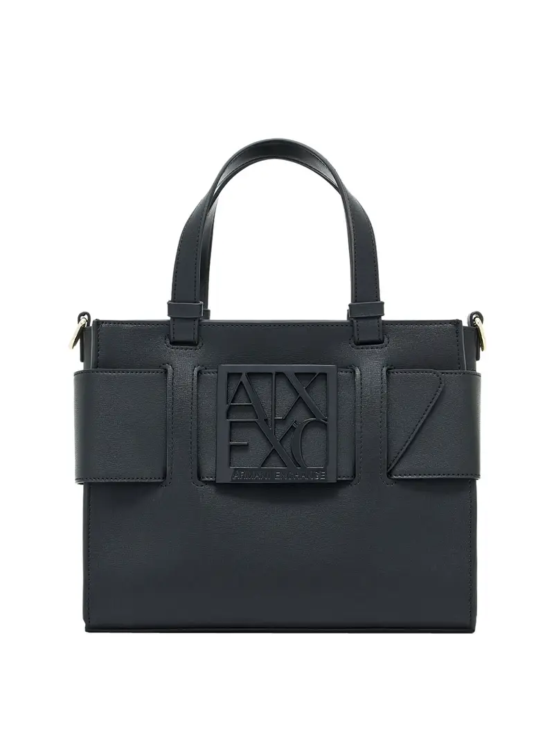 borsa a mano armani exchange da donna - nero