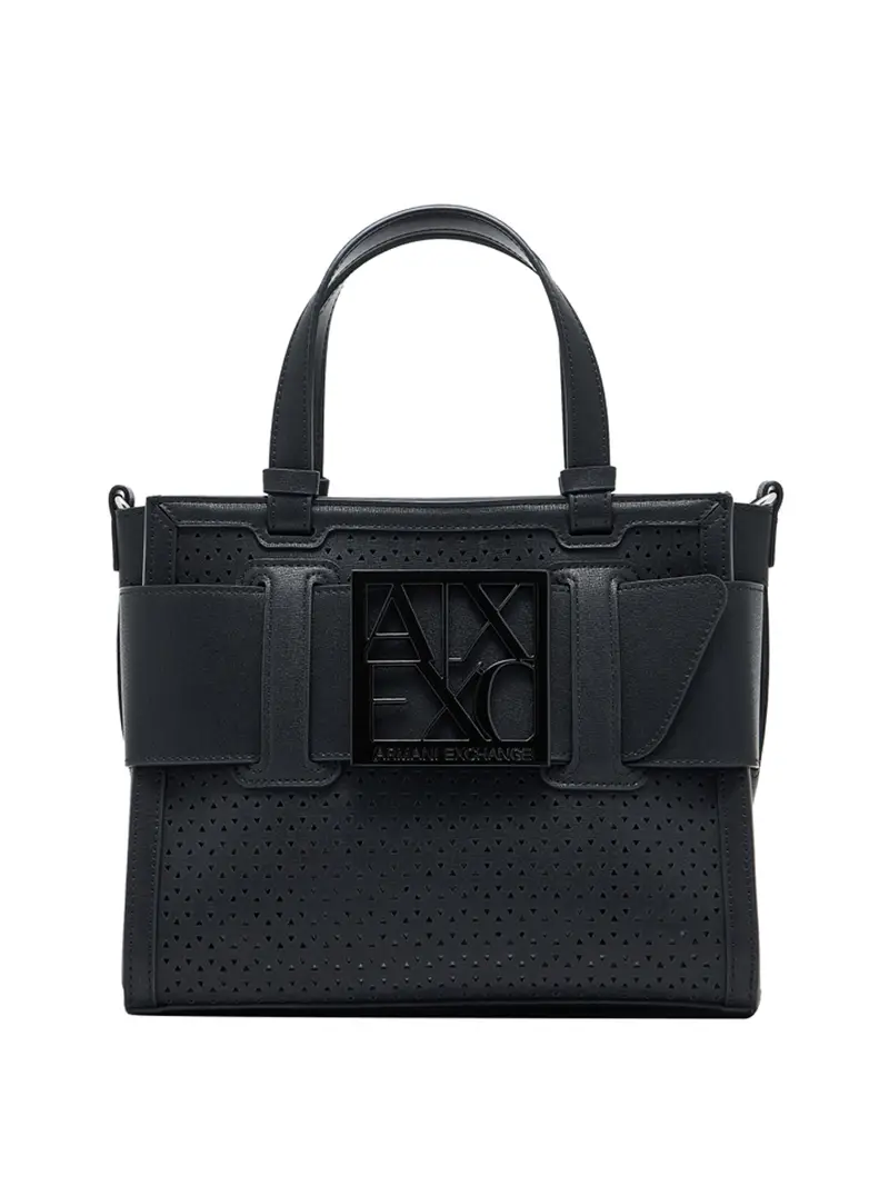 borsa a mano armani exchange da donna - nero