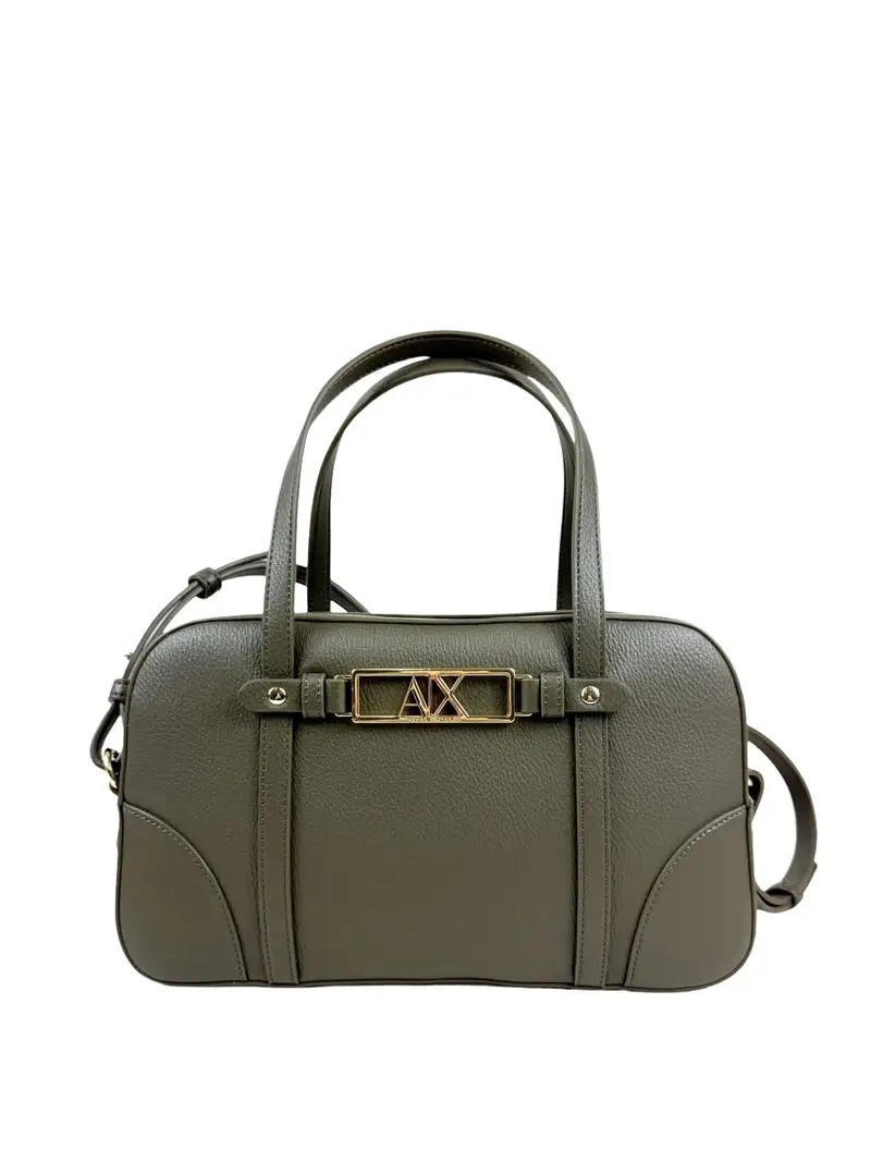borsa a mano armani exchange da donna - verde