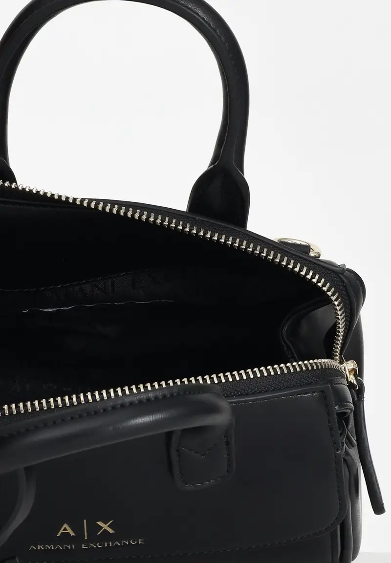 Armani Exchange Borsa a mano Donna Nero 1284814 miniatura 3