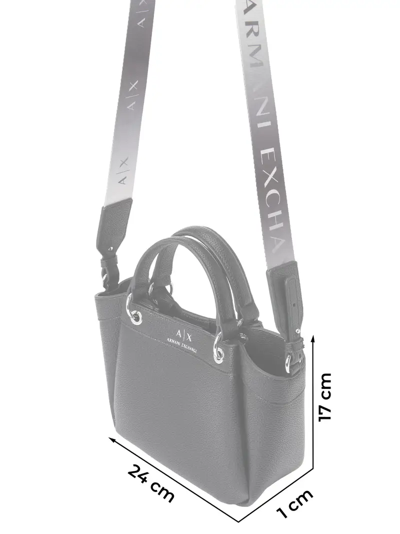 Armani Exchange Borsa a mano Nero 4181507 miniatura 2