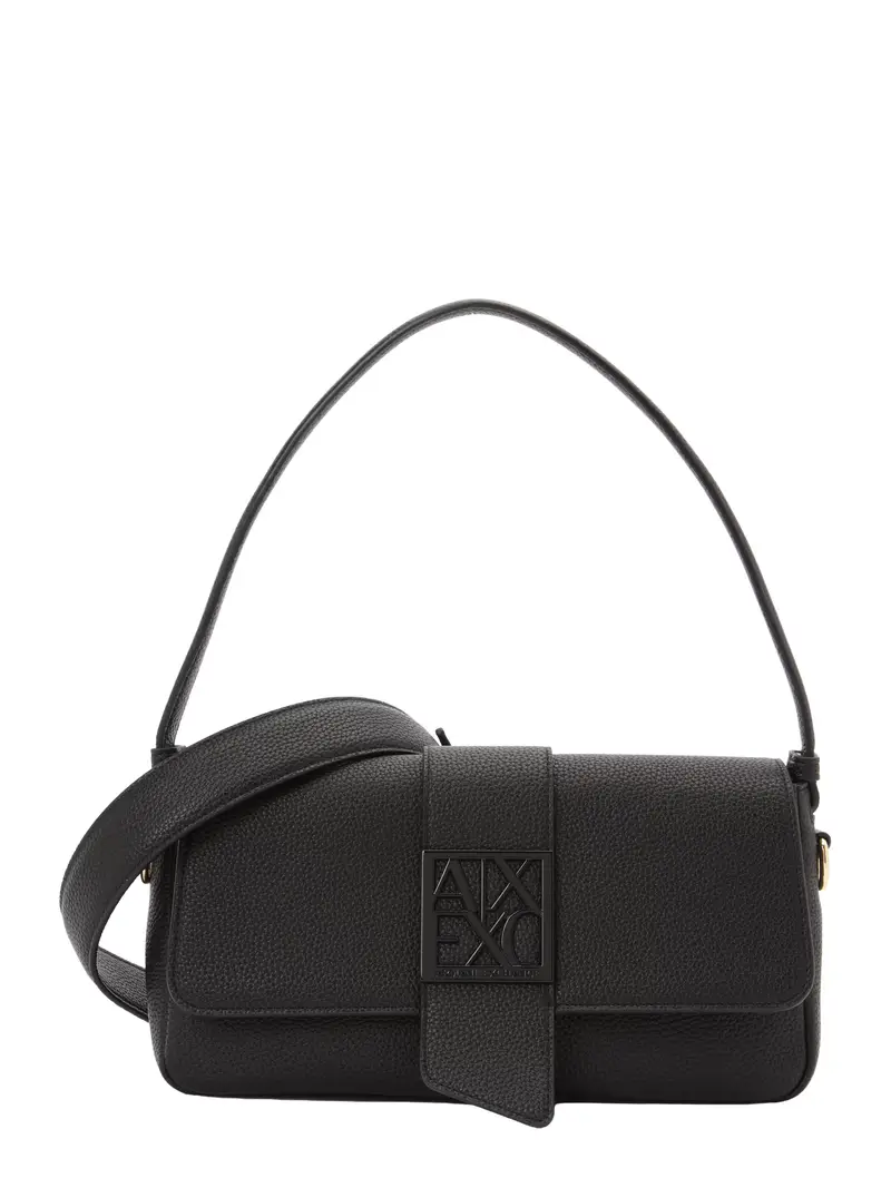 Armani Exchange Borsa a spalla Nero 4229272 miniatura 2