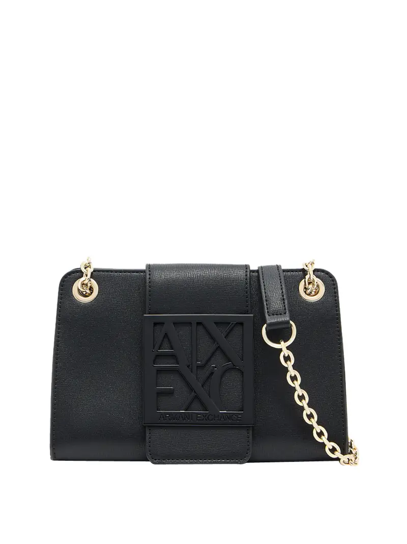 borsa a tracolla armani exchange da donna - nero